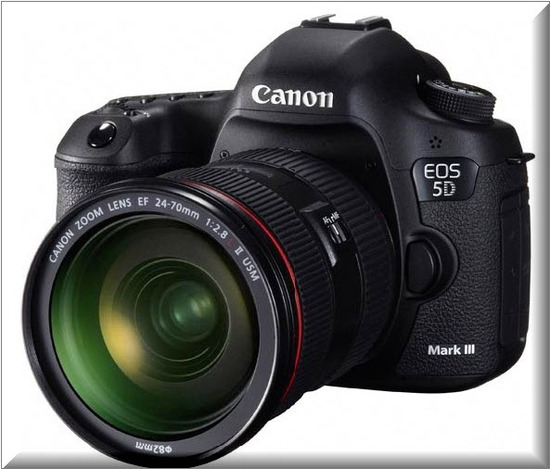 Canon EOS 5D Mark III, frente