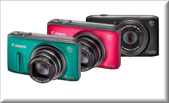 Canon PowerShot SX260 HS, vista exterior