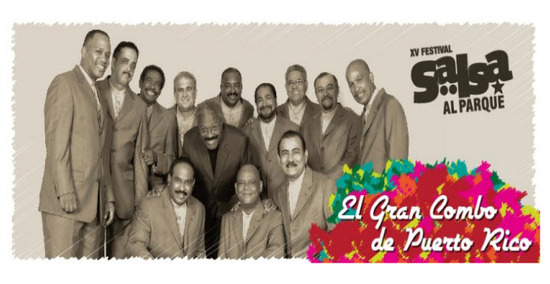 Salsa al Parque 2012, Orquestas Nacionales Gran Combo de Puerto Rico