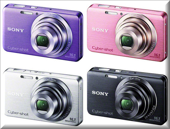 Sony CyberShot DSC-W630, Colores 