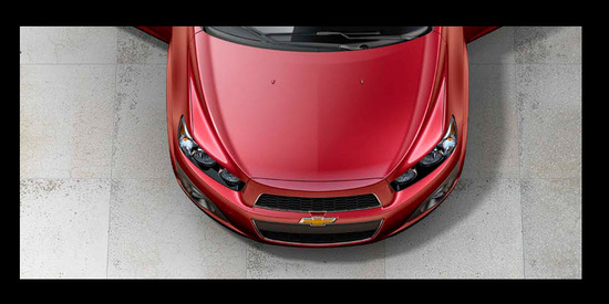 Chevrolet Sonic Hatchback 2013, parte frontal