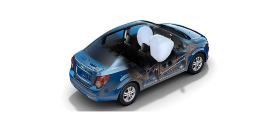 Chevrolet Sonic Sedán 2013, airbags