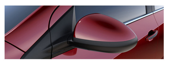 Chevrolet Sonic Sedan 2013, espejo retrovisor