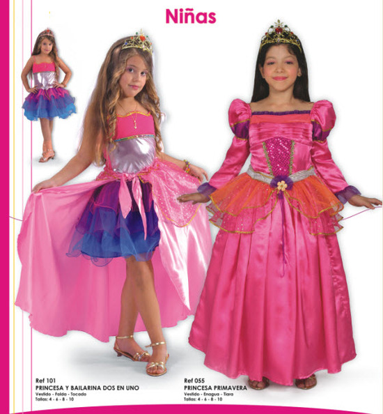 disfraces para ninas de princesas