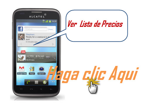 Listado de Precios Alcatel One Touch 995