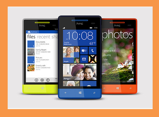 Windows Phone 8S HTC, bateria de alto rendimiento