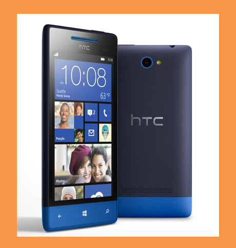 Windows Phone 8S HTC, vista parte exterior