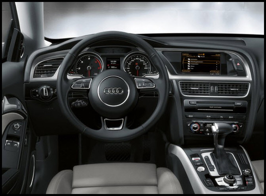 Audi A5 Coupé, diseno interior