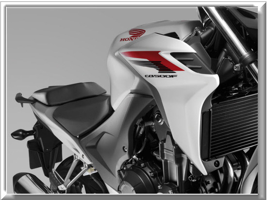 Honda CB500F, diseño exterior
