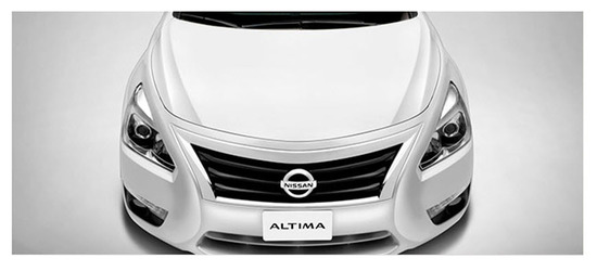 Nuevo Nissan Altima 2013 parte frontal