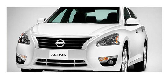 Nuevo Nissan Altima 2013, vista parte frontal