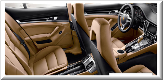 Porsche Panamera Platinum Edition, asientos