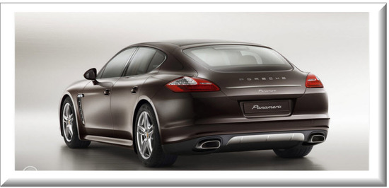 Porsche Panamera Platinum Edition, parte trasera