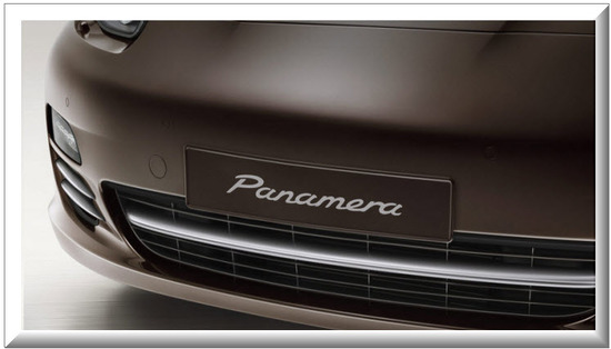 Porsche Panamera Platinum Edition, vista parte frontal