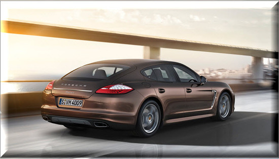 Porsche Panamera Platinum Edition, vista parte trasera
