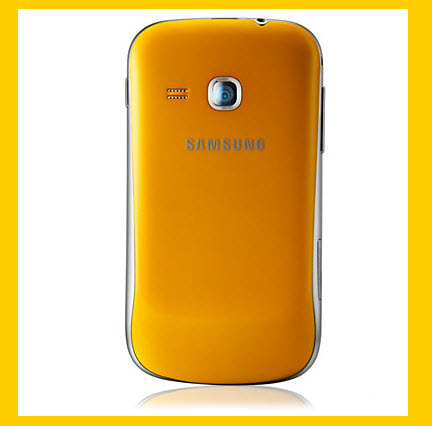 Samsung Galaxy Mini 2,vista parte trasera