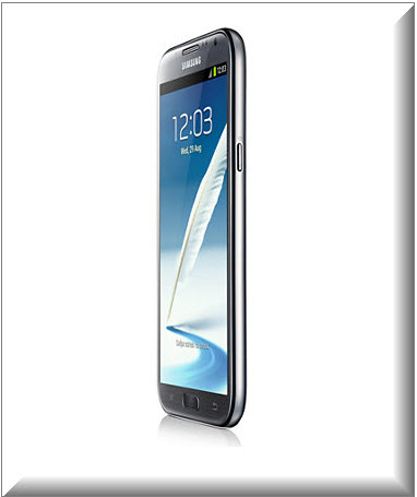 Samsung Galaxy Note II, diseno exterior