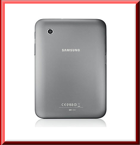 Samsung Galaxy Tab 2 72 Plus WiFi, vista parte trasera