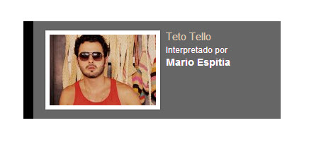 Teto Tello Interpretado por Espitia personaje Rafael Orozco El idolo