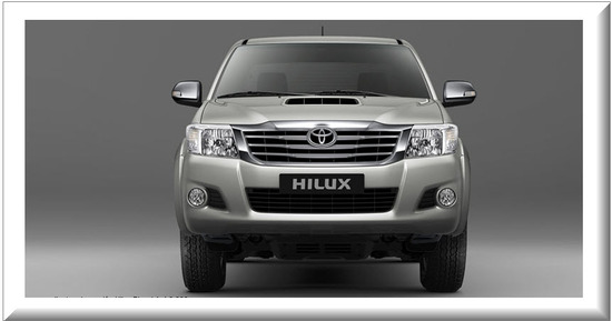 Toyota Hilux Diesel 4x4, vista parte frontal