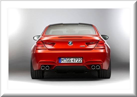 BMW M6, vista parte trasera