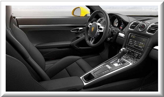 Nuevo Porsche Cayman 2013, diseño interior