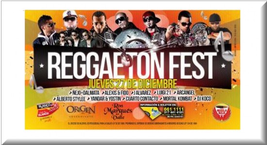 Reggaeton Fest Feria de Cali 2012