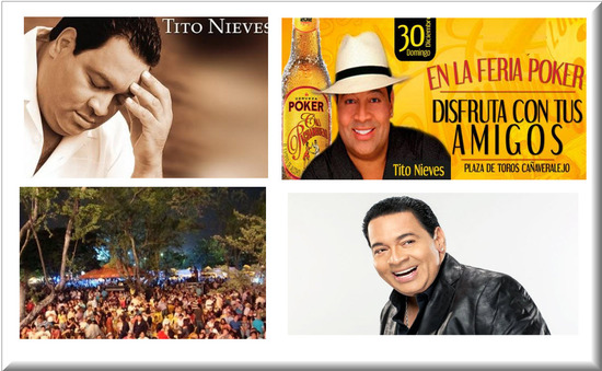 Tito Nieves estará en la Feria Poker, el 30 de Diciembre del 2012