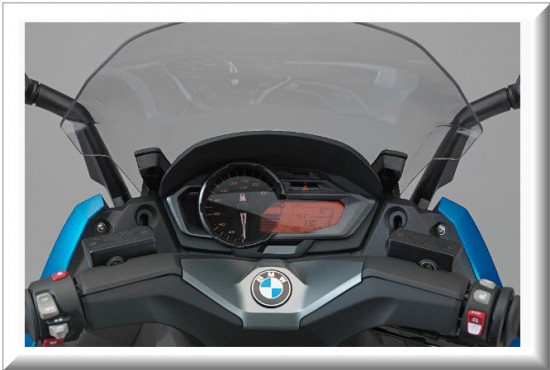 BMW C 600 Sport, tablero de instrumentos