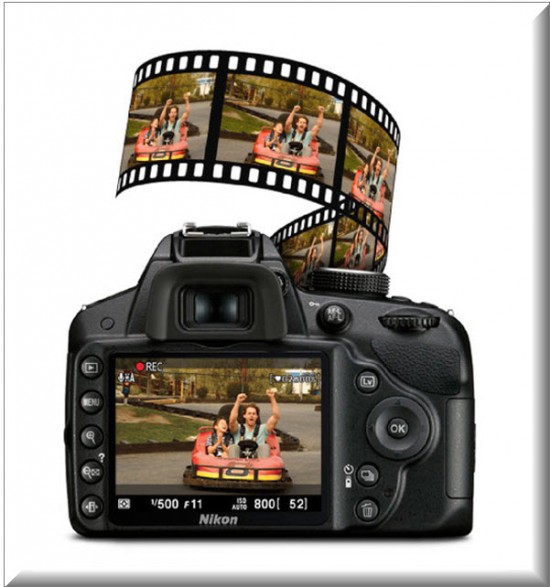 Cámara Nikon D3200, grabación de video full HD