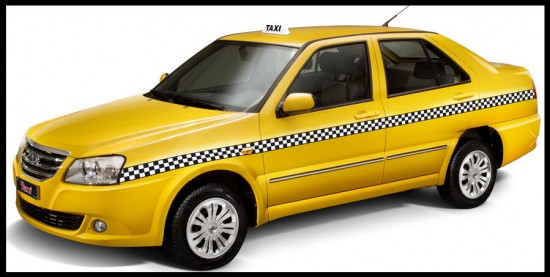 Chery Taxi, vista lateral