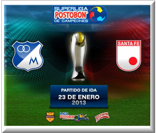 Partido de ida Superliga Postobón 2013