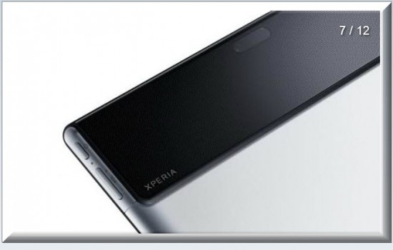 Sony Xperia  Tablet Z, vista parte trasera