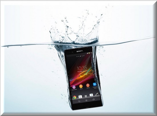 Sony Xperia Z, resistente al agua