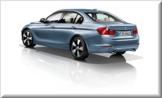 BMW Activehybrid 3 2013, vista parte trasera
