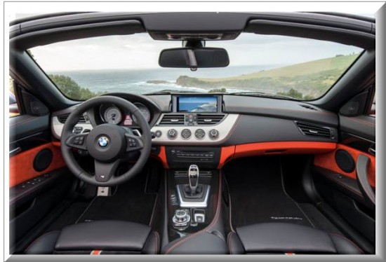 BMW Z4, diseño interior