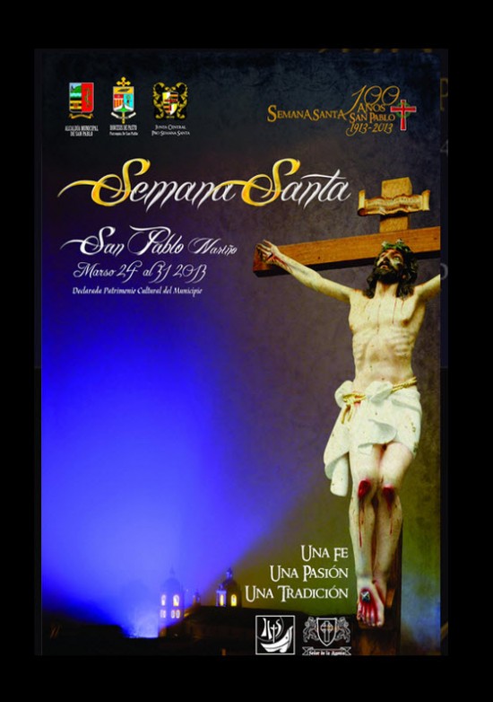 Cartel Oficial de Semana Santa 2013 en San Pablo