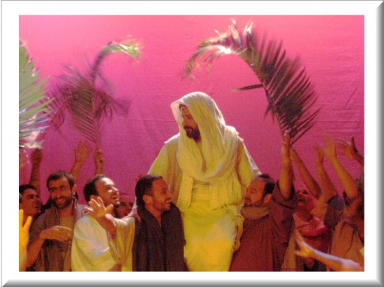 Imagenes de la llegada de Jesús a Jerusalen