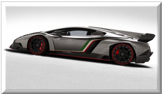 Lamborghini Veneno 2013, vista lateral