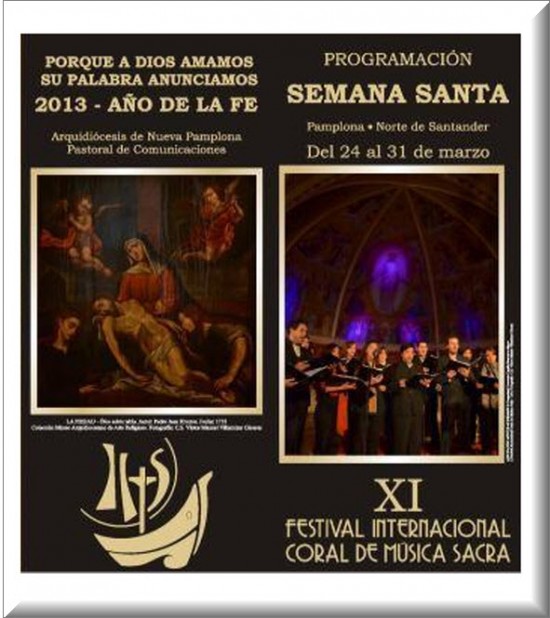 Semana Santa en Pamplona 2013, folleto