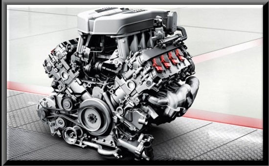 Audi R8, motor