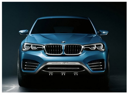 BMW X4 vista parte frontal