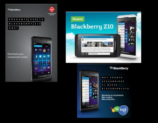 Blackberry Z10 disponible en los tres principales operadores