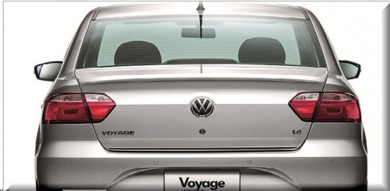 Volkswagen Voyage, vista parte trasera