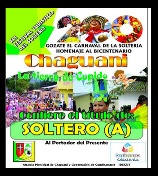 Afiche oficial Festival Turístico del Soltero 2013 