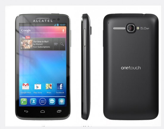 Alcatel One Touch X Pop, color negro