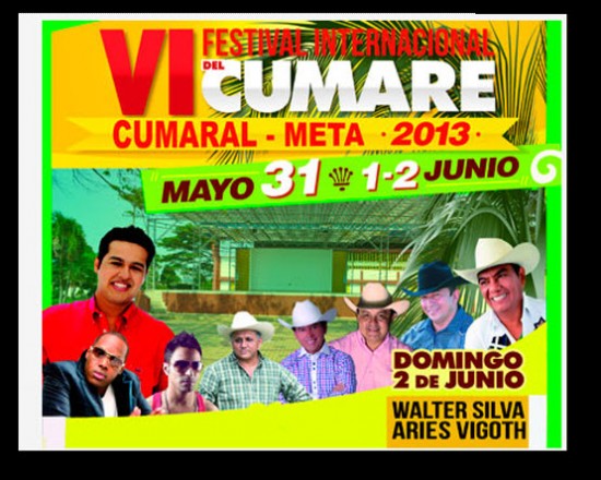 Festival Internacional del Curame 2013 en Cumaral, Meta