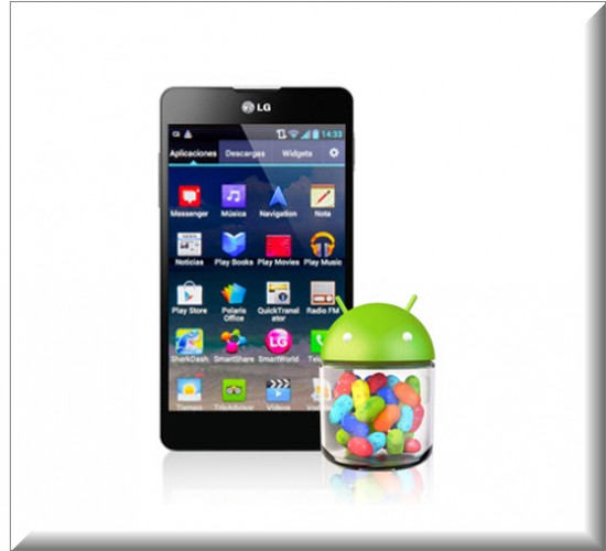LG Optimus G Android 4.1.2 JELLY BEAN
