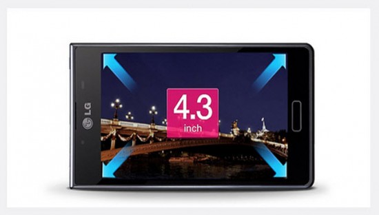 LG Optimus L7, diseño