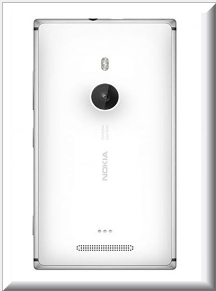 Nokia Lumia 925, vista parte trasera